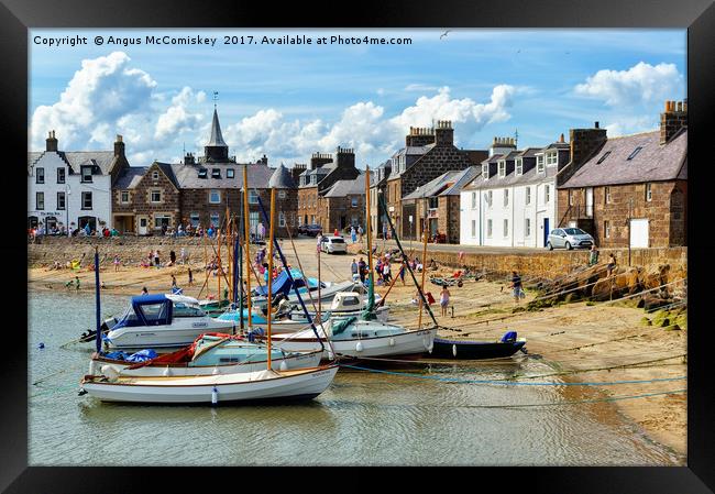Stonehaven harbour Framed Print by Angus McComiskey