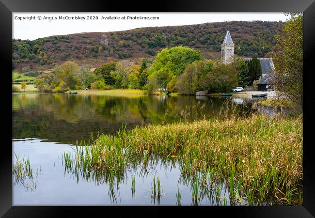 Port of Menteith Parish Church Framed Print by Angus McComiskey