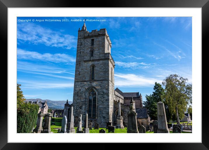 Church of the Holy Rude Framed Mounted Print by Angus McComiskey