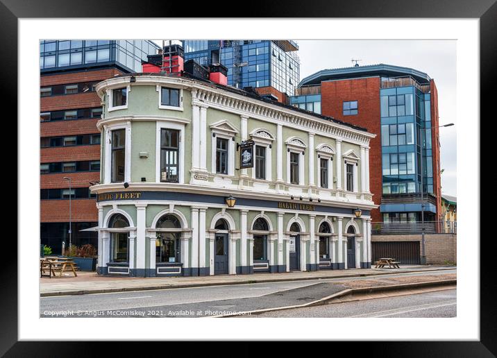 Baltic Fleet Victorian pub, Liverpool Framed Mounted Print by Angus McComiskey