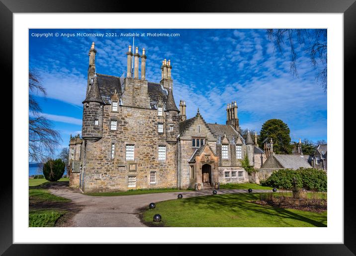 Lauriston Castle, Edinburgh Framed Mounted Print by Angus McComiskey