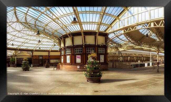 Wemyss Bay Train Station Framed Print by Alan Crawford