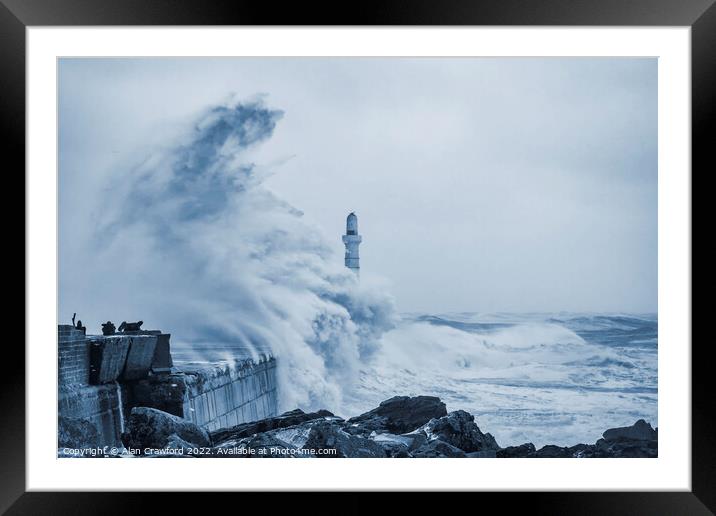 Stormy Weather Framed Mounted Print by Alan Crawford