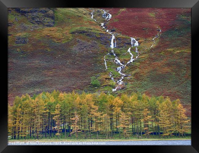 Lake District Autumn Framed Print by Alan Crawford