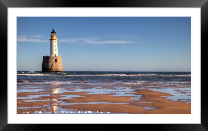 Rattray Head Lighthouse, Scotland Framed Mounted Print by Alan Crawford