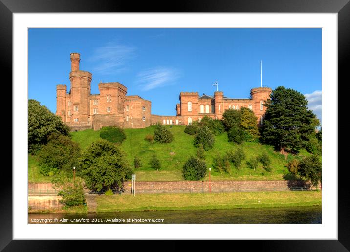 Inverness Castle, Scotland Framed Mounted Print by Alan Crawford