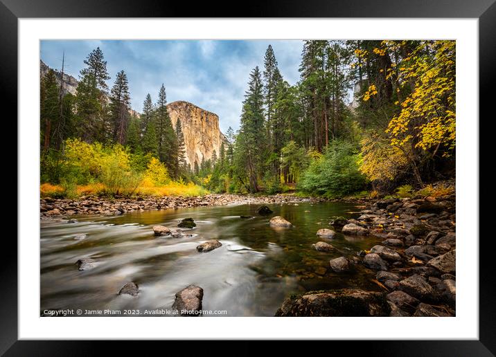 El Capitan Flow Framed Mounted Print by Jamie Pham