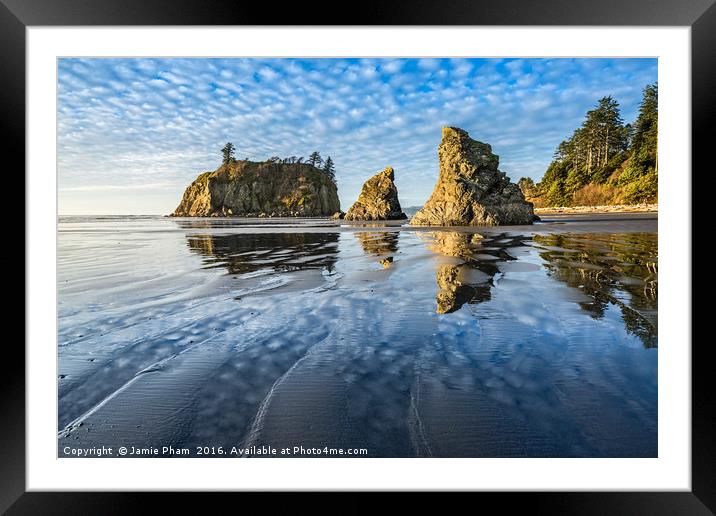 Ruby Beach in Olympic National Park located in Was Framed Mounted Print by Jamie Pham