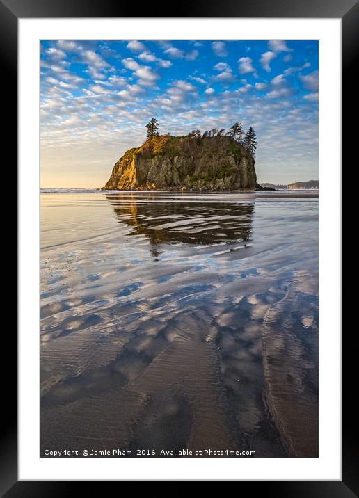 Ruby Beach in Olympic National Park located in Was Framed Mounted Print by Jamie Pham