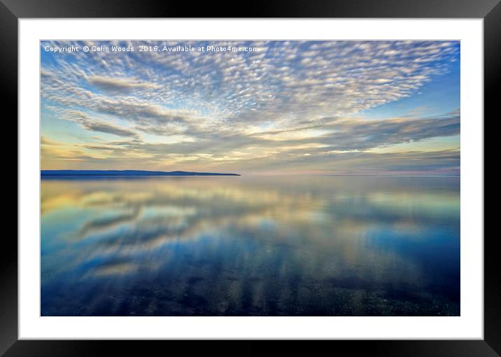Sea and Sky Framed Mounted Print by Colin Woods