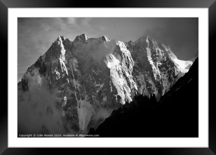 North Face Framed Mounted Print by Colin Woods