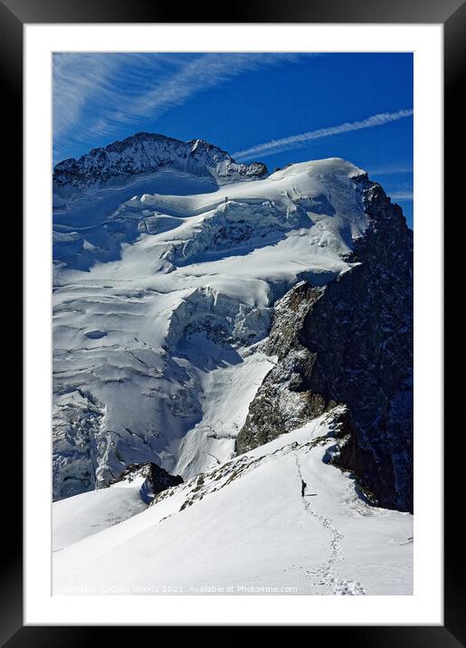 The Barre des Ecrins in the Dauphiné Alps, France Framed Mounted Print by Colin Woods