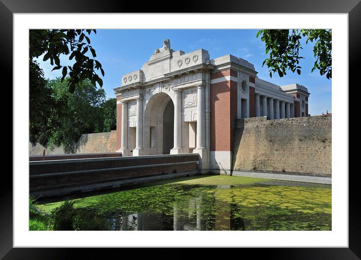 Menin Gate Memorial to the Missing, Ypres Framed Mounted Print by Arterra 