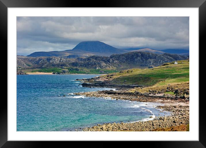 Gruinard Bay and An Teallach, Scotland Framed Mounted Print by Arterra 