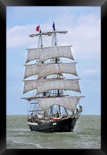 Two-Master Sailing Ship Mercedes Framed Print by Arterra 