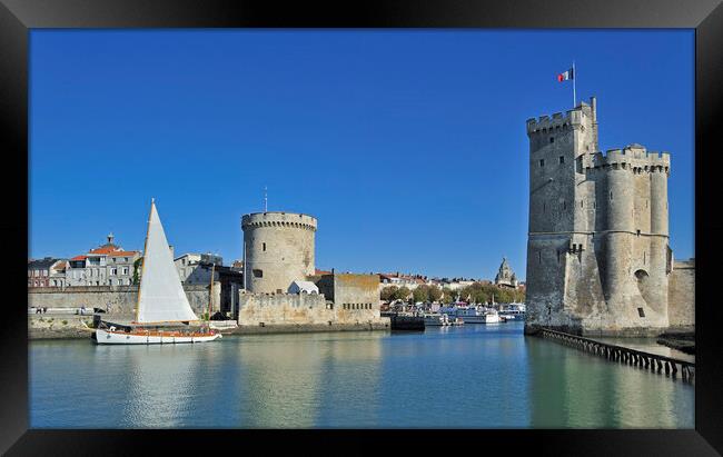 Vieux-Port at La Rochelle, France Framed Print by Arterra 