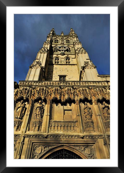 Canterbury Cathedral in Stormy Weather, Kent Framed Mounted Print by Arterra 