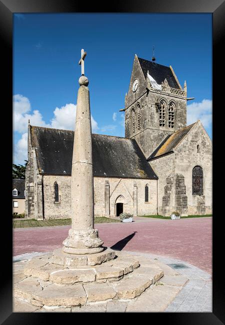 Sainte-Mère-Église, Normandy Framed Print by Arterra 