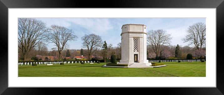 Flanders Field American Cemetery and Memorial Framed Mounted Print by Arterra 