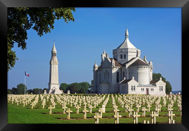 WWI Chapel of Notre-Dame de Lorette Framed Print by Arterra 