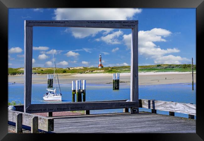 Nieuwpoort Harbour Framed Print by Arterra 