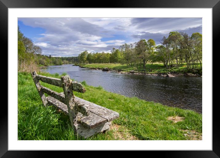 River Spey, Scotland Framed Mounted Print by Arterra 