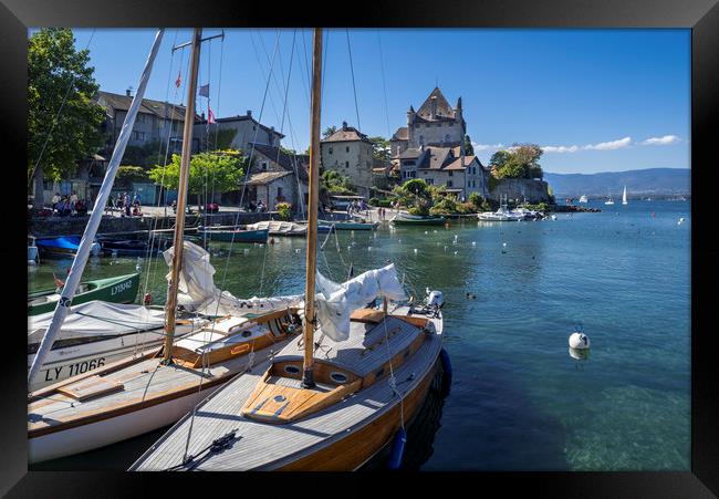 Château d'Yvoire, Lake Geneva Framed Print by Arterra 