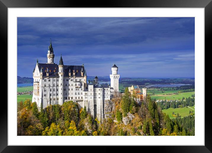 Neuschwanstein Castle Framed Mounted Print by Arterra 