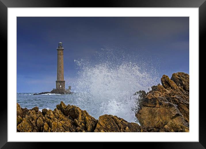 Lighthouse at Cap de La Hague Framed Mounted Print by Arterra 