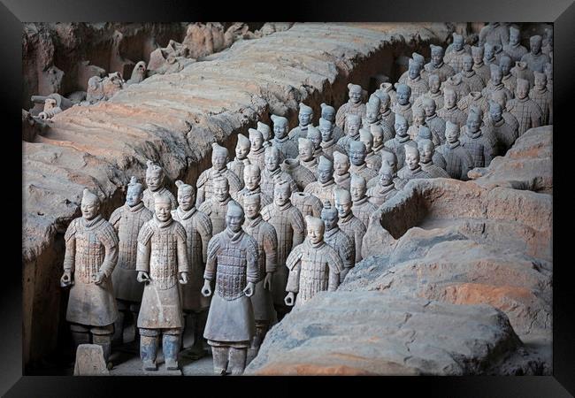 Terracotta Army, China Framed Print by Arterra 
