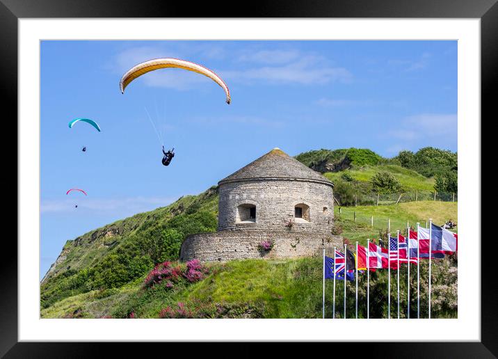 Tour Vauban at Port-en-Bessin-Huppain, Calvados, Normandy Framed Mounted Print by Arterra 