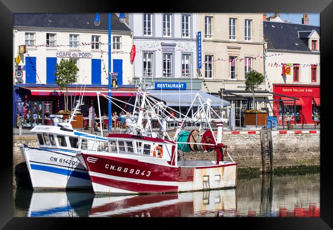 Port-en-Bessin-Huppain Harbour, Calvados, Normandy Framed Print by Arterra 