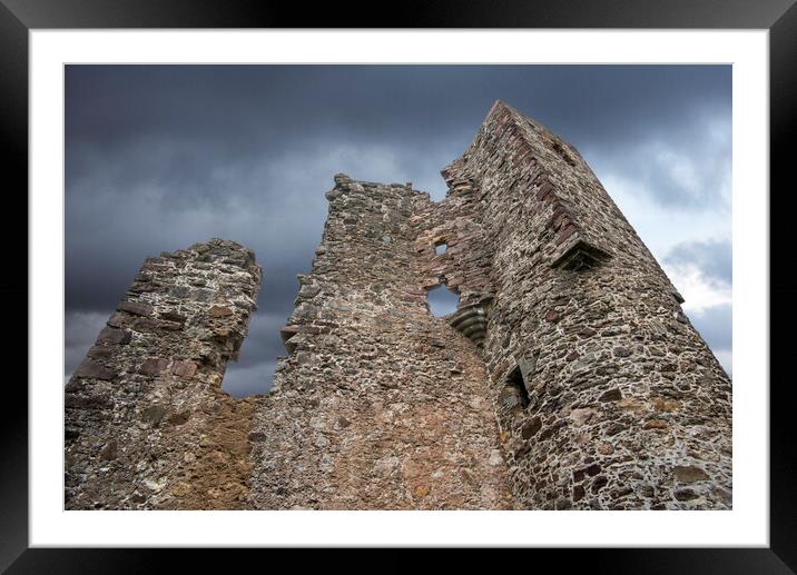 Ardvreck Castle in Scotland Framed Mounted Print by Arterra 