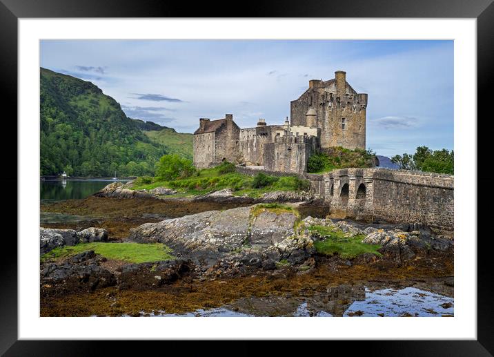 Eilean Donan Castle in Loch Duich Framed Mounted Print by Arterra 