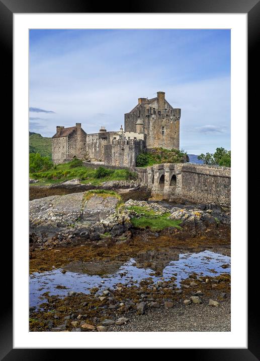 Eilean Donan Castle in the Scottish Highlands Framed Mounted Print by Arterra 