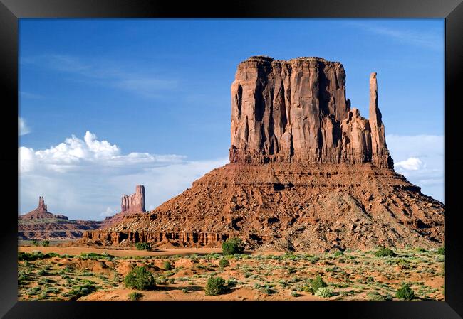 The Mittens in Monument Valley, Arizona Framed Print by Arterra 