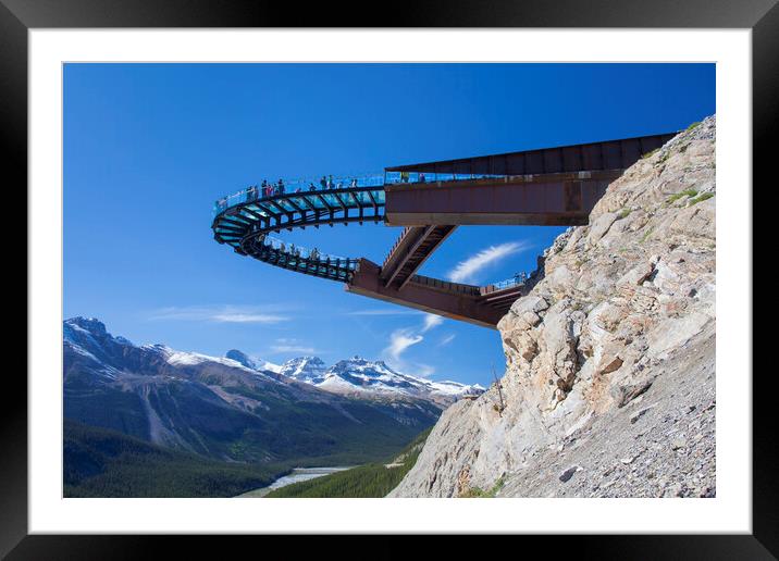 Glacier Skywalk in Jasper National Park, Canada Framed Mounted Print by Arterra 