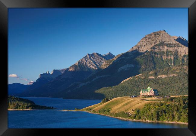 Upper Waterton Lake in Alberta, Canada Framed Print by Arterra 