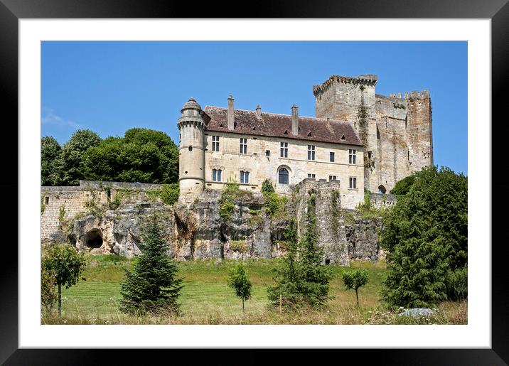 Château d'Excideuil in the Dordogne, France Framed Mounted Print by Arterra 