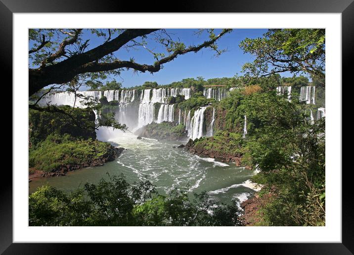 Iguazu Falls / Iguassu Falls Framed Mounted Print by Arterra 