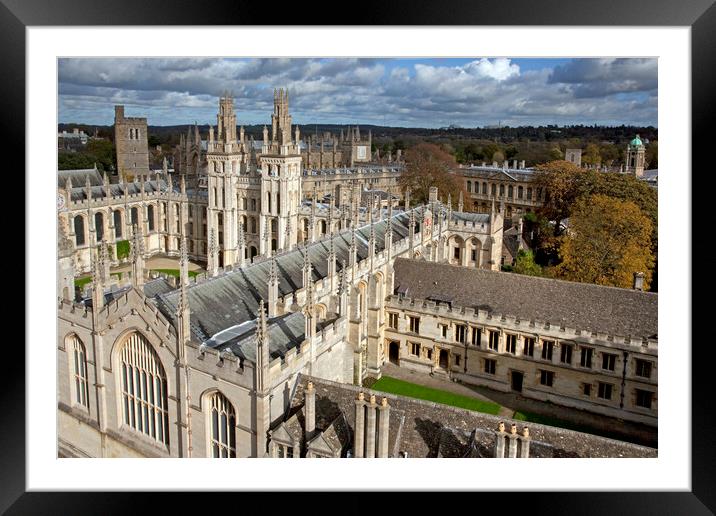 All Souls College in Oxford Framed Mounted Print by Arterra 