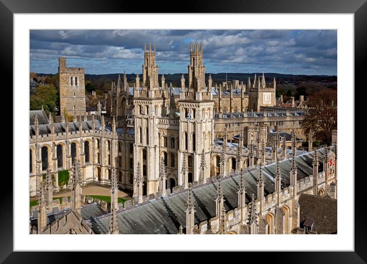 All Souls College, Oxford Framed Mounted Print by Arterra 