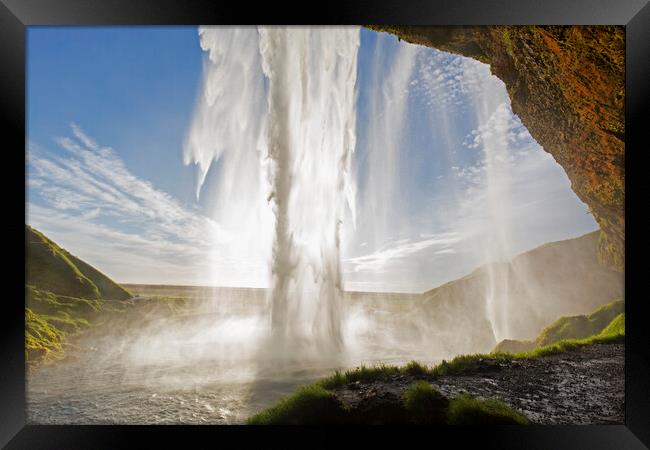 Seljalandsfoss Waterfall, Iceland Framed Print by Arterra 