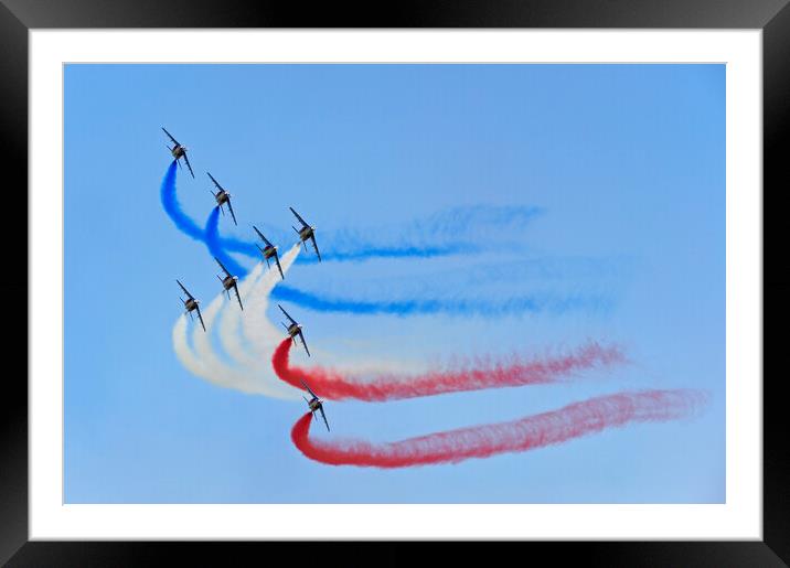 Patrouille Acrobatique de France Framed Mounted Print by Arterra 