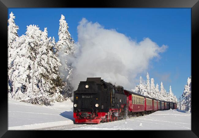 Brocken Narrow Gauge Railway Line Framed Print by Arterra 