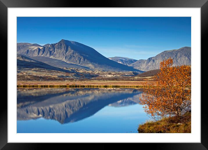 Rondane National Park in Autumn, Dovre, Norway Framed Mounted Print by Arterra 
