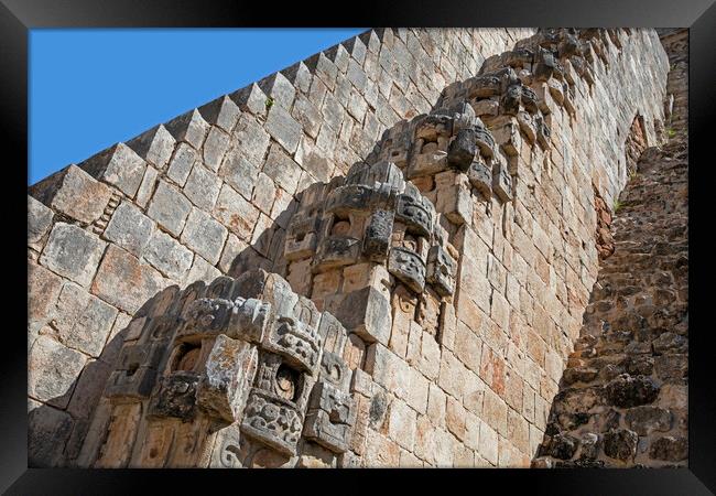 Pyramid of the Magician at Uxmal, Yucatan, Mexico Framed Print by Arterra 