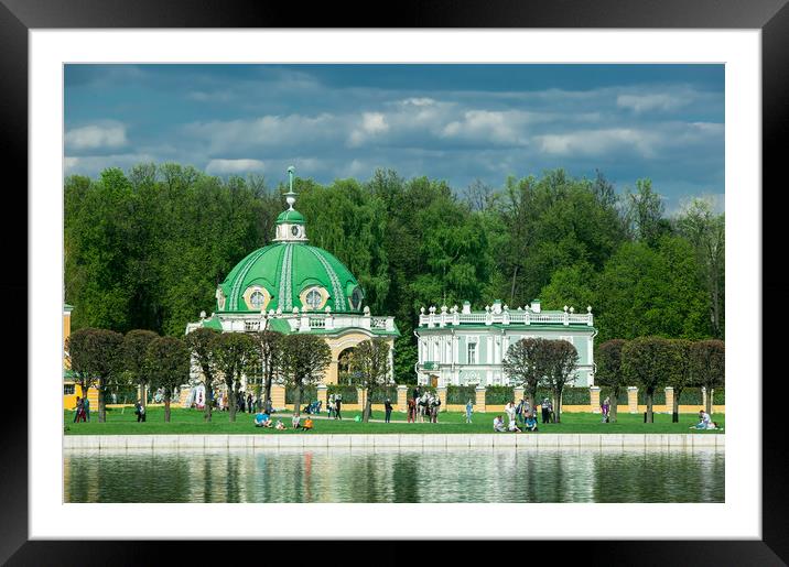 Museum-estate Kuskovo. Framed Mounted Print by Valerii Soloviov