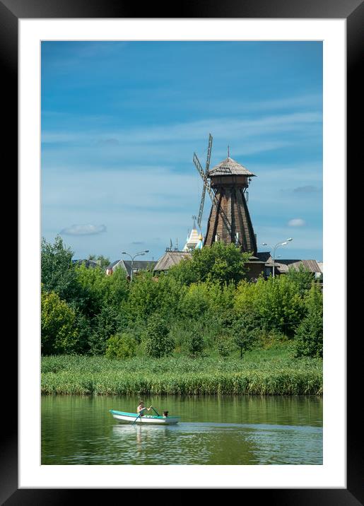Mill near the pond. Framed Mounted Print by Valerii Soloviov