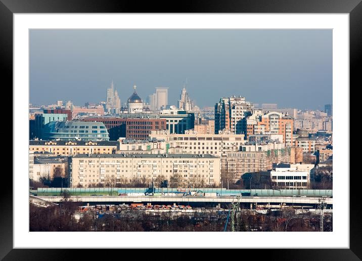 Moscow. Framed Mounted Print by Valerii Soloviov